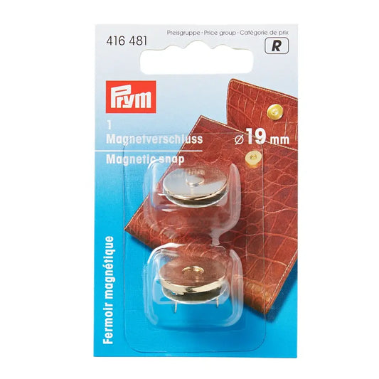 Prym Magnetic Snaps 19mm Gold