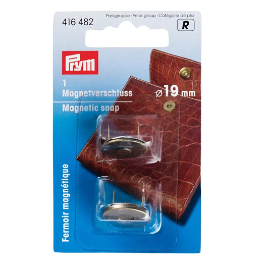 Prym Magnetic Snaps 19mm Antique Brass