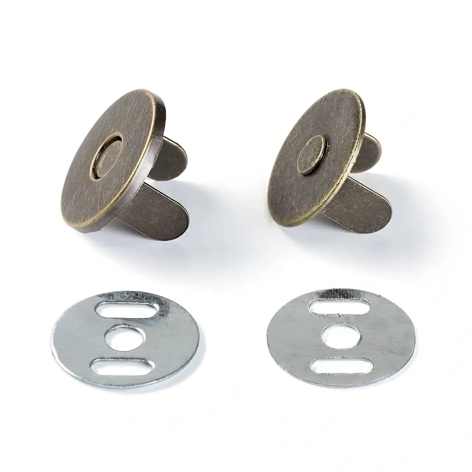 Prym Magnetic Snaps 19mm Antique Brass