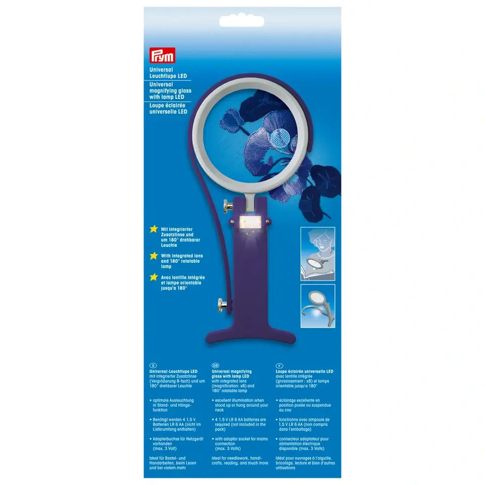 Prym Universal Magnifiying Glass LED