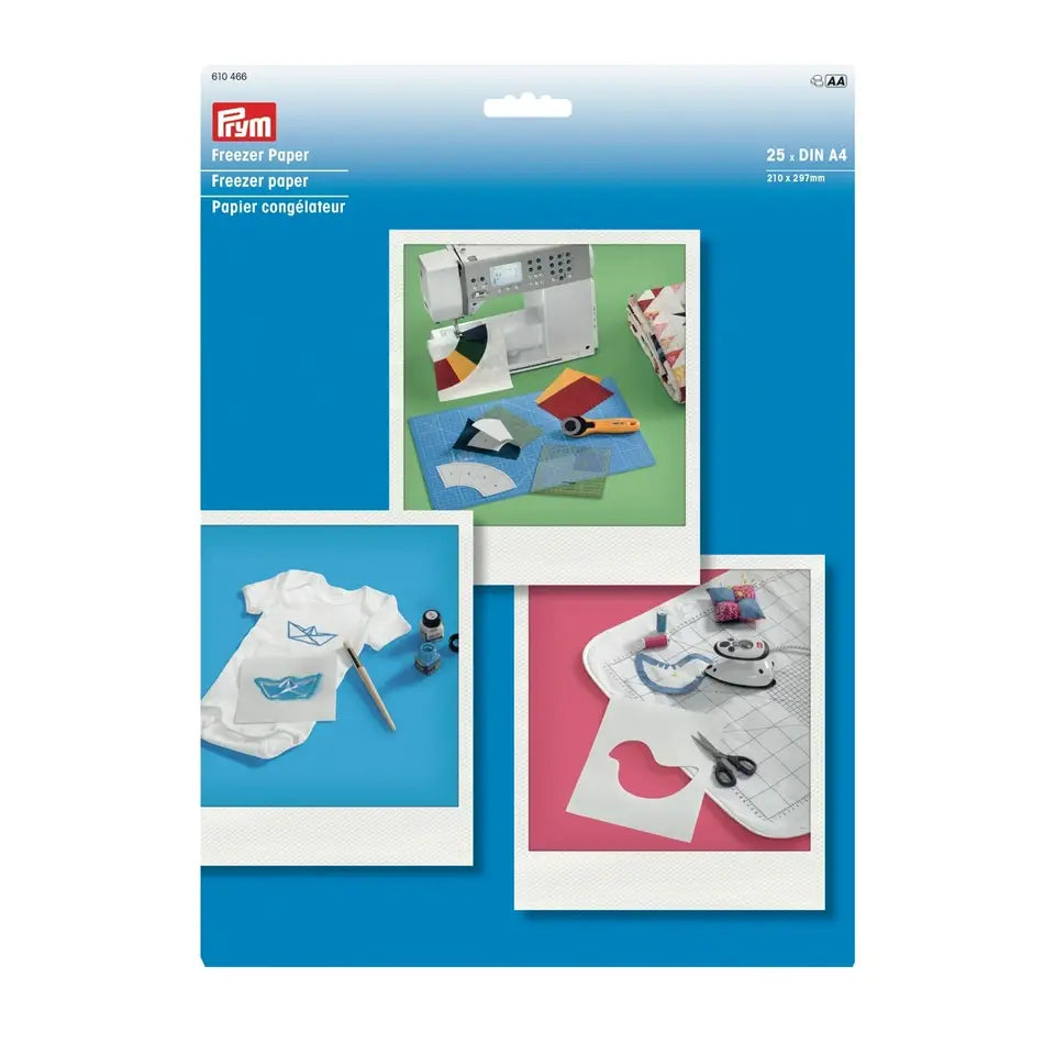 Prym Freezer Paper A4 x 25 sheets