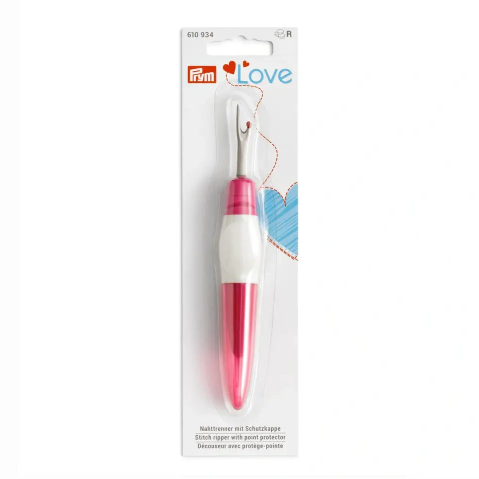 Prym Love Stitch Ripper small. Pink