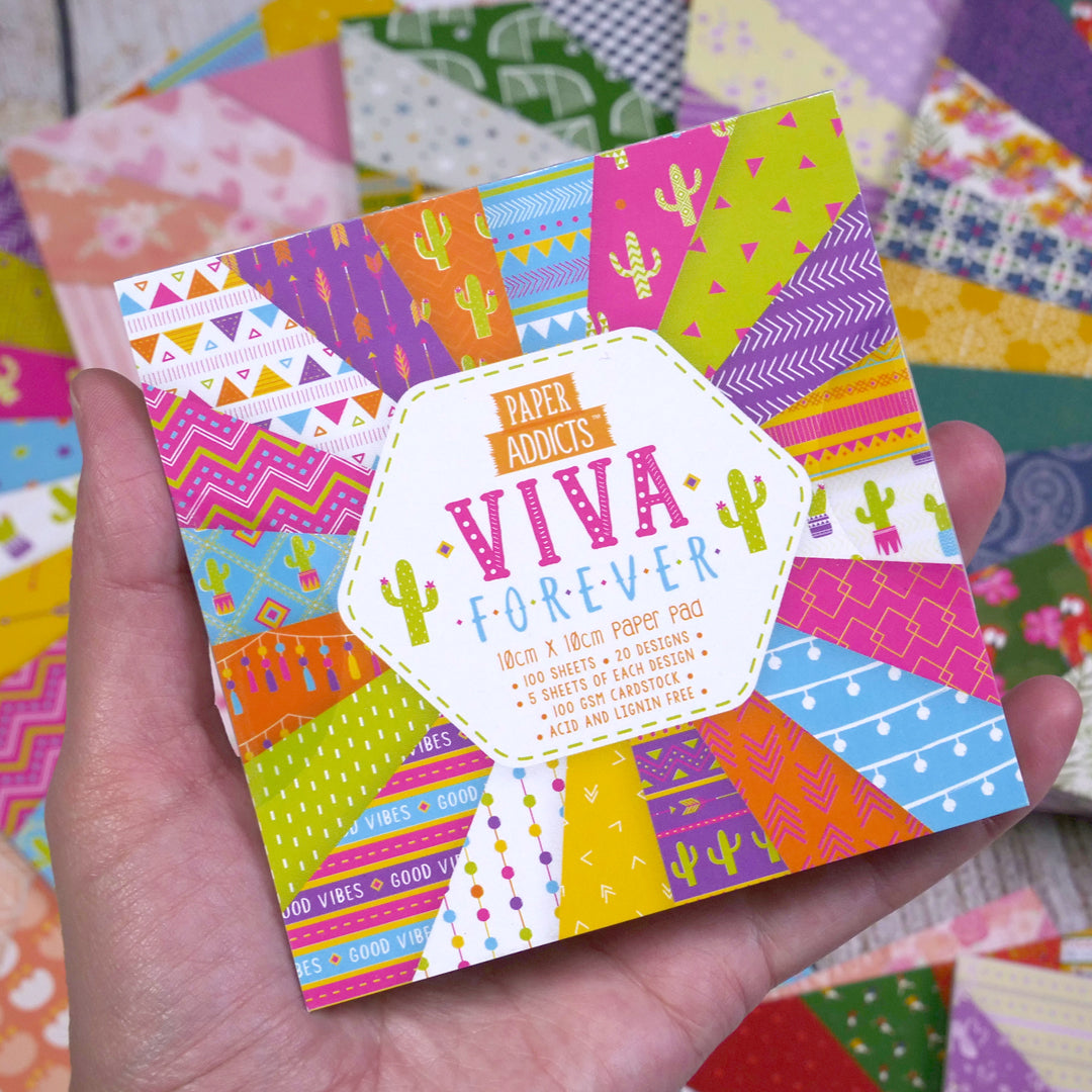 Paper Addicts Phase 2 - 10x10 100 Single Sided Sheets - 18 Paper Pads