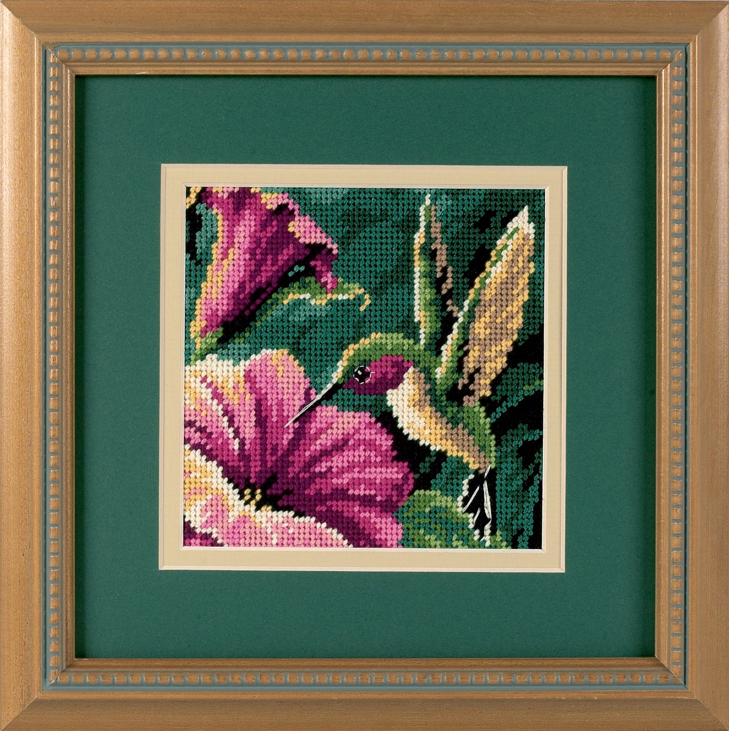 Dimensions Mini Needlepoint Kit, Hummingbird Drama