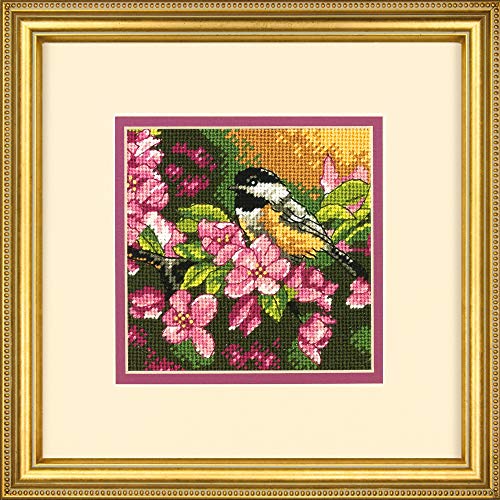 Dimensions Mini Needlepoint  Chickadee in Pink