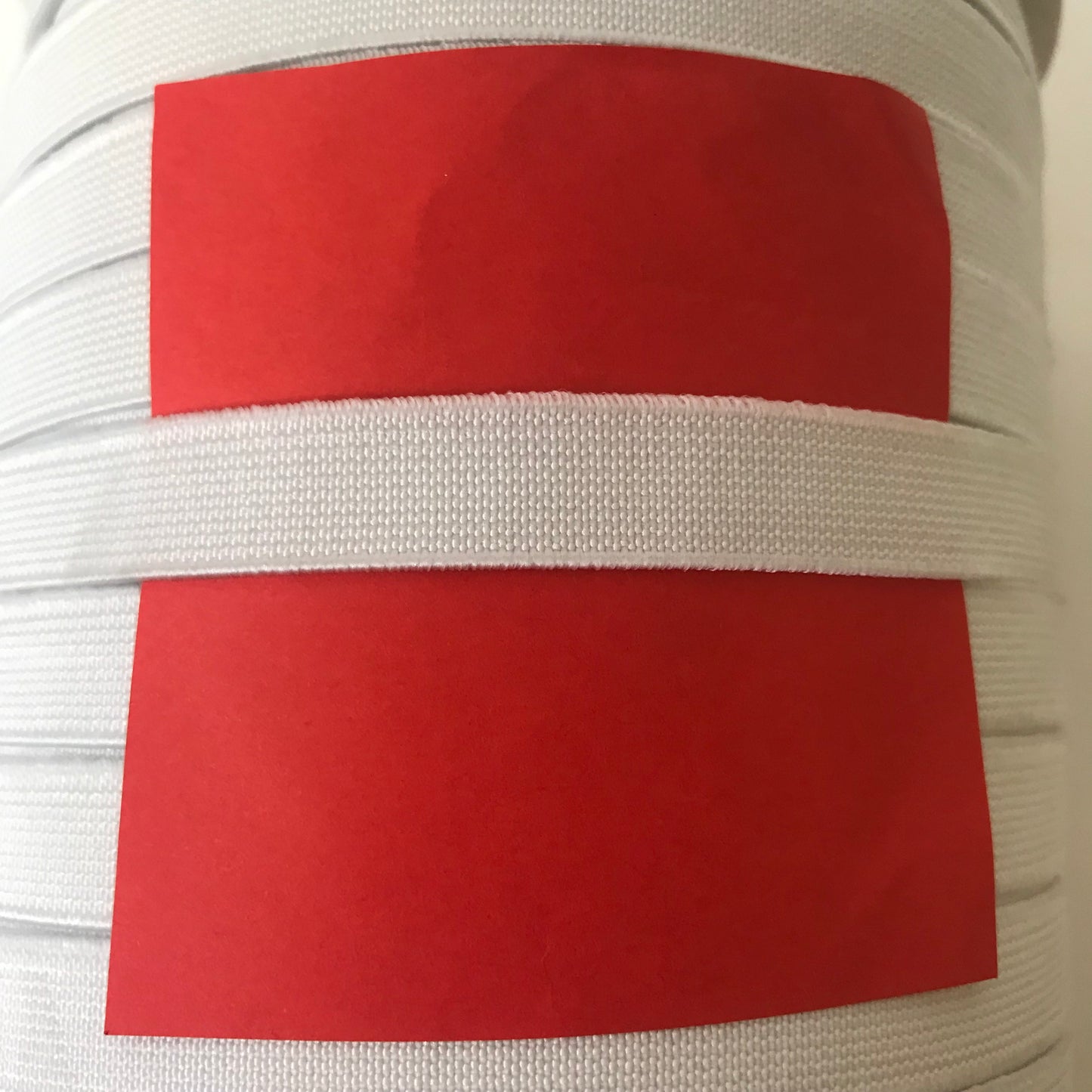 Elastic Woven 13mm White 100 metre roll