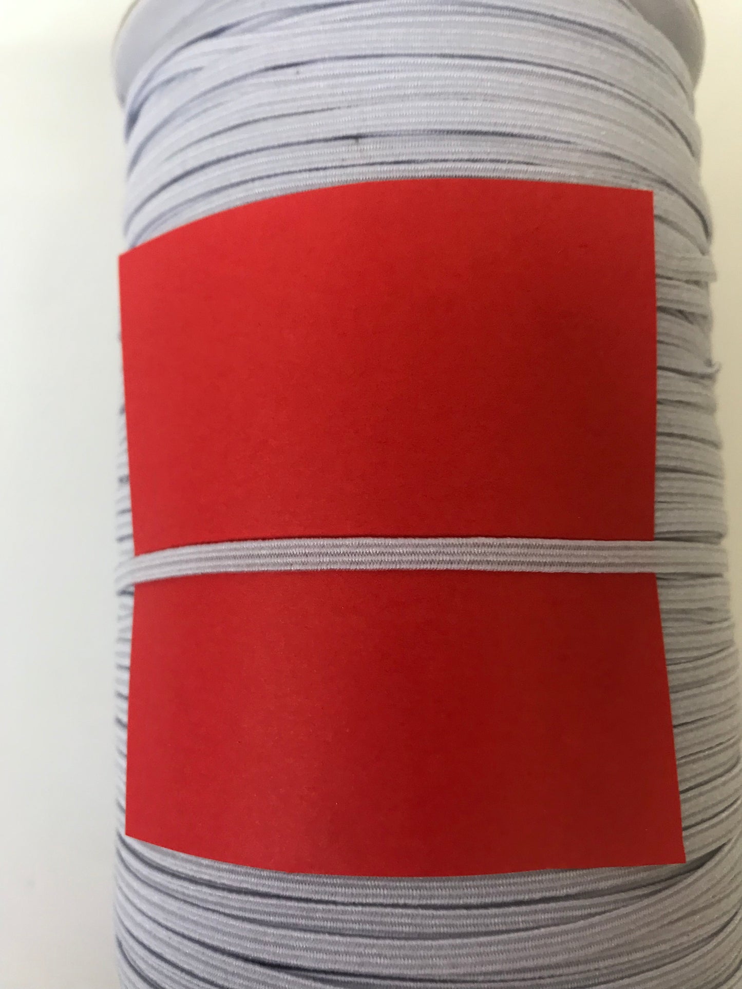 Elastic Braided 4 cord White 300 metre roll