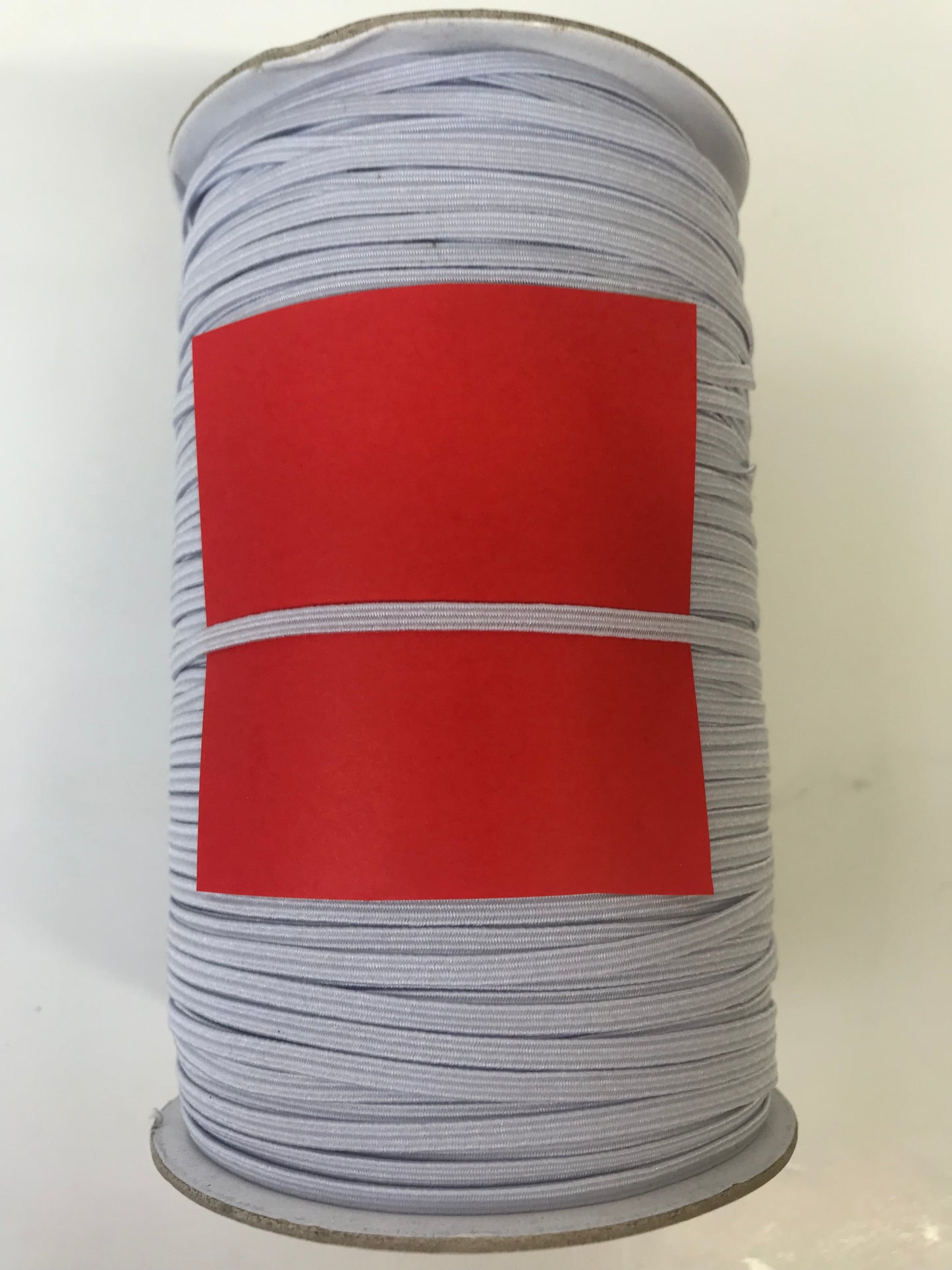 Elastic Braided 4 cord White 300 metre roll