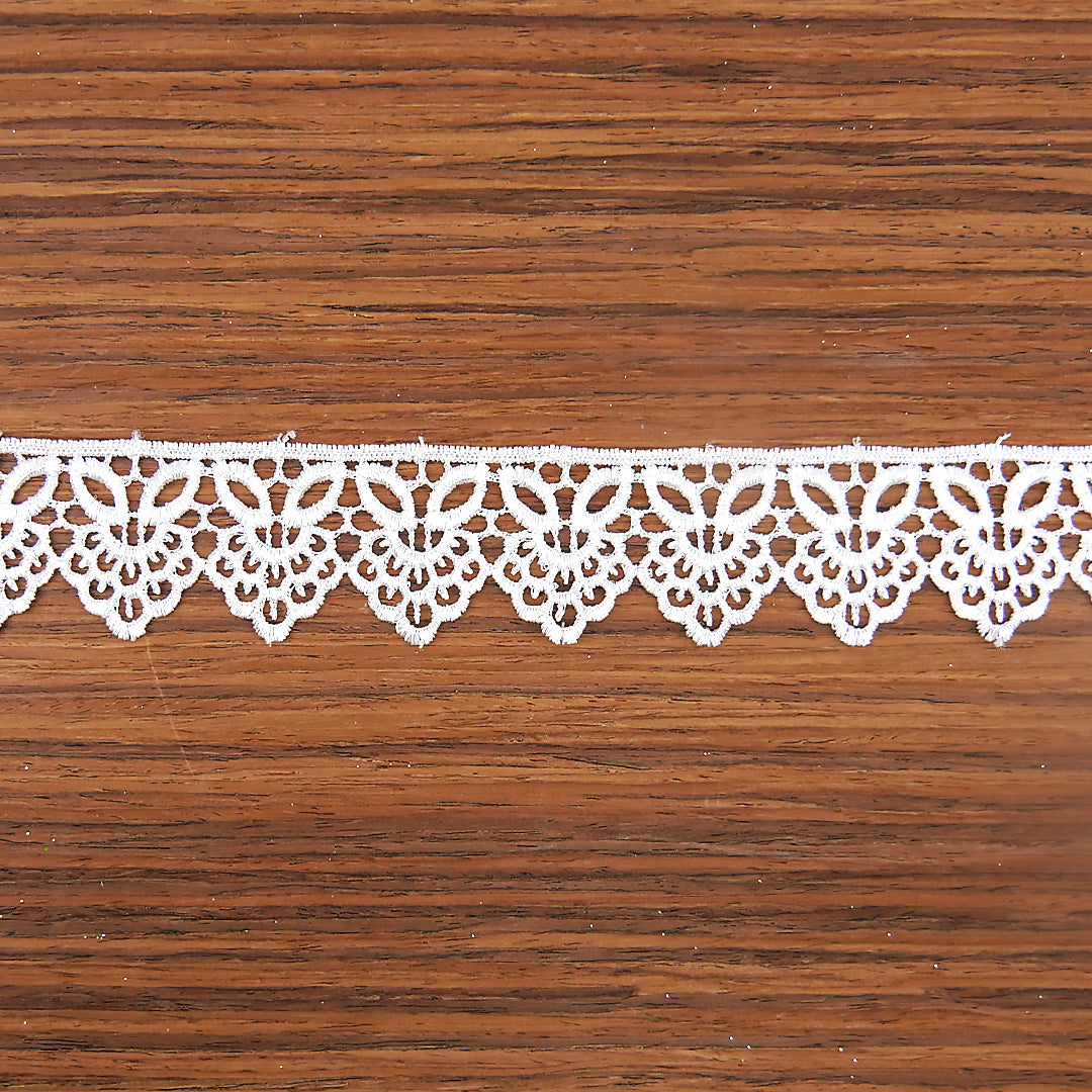 Guipure Trim 1.5" wide White 27.4 metre cards