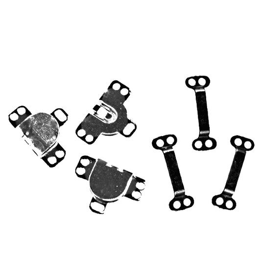 Whitecrofts Essentials Skirt Hooks & Eyes Nickel Steel Size 9.5mm Box 100 Sets
