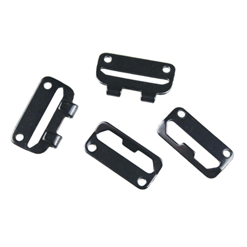 Essentials Skirt Hooks & Bars Black Steel 18mm Box 144 sets