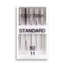 Whitecrofts Essentials Sewing Machine Needles Size 80 / 11 10 cards x 5