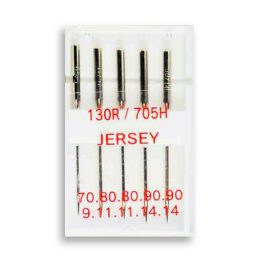 Whitecrofts Essentials Sewing Machine Needles Jersey Assorted 10 cards x 5