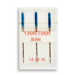 Whitecrofts Essentials Sewing Machine Needles Jeans 10 cards x 3