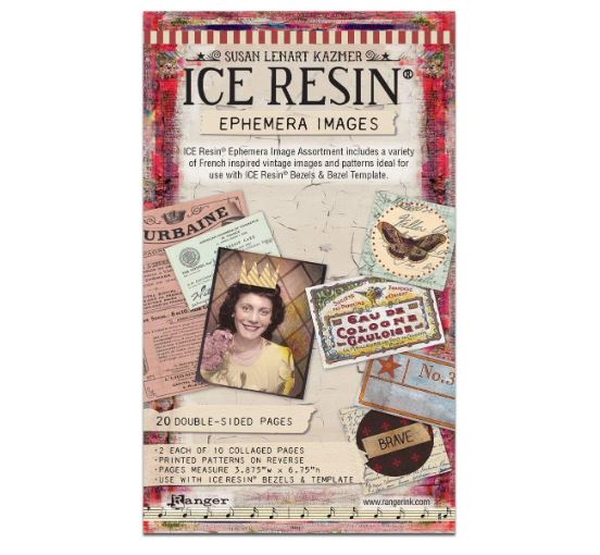 Ice Resin Ephemera Image Assortment 20/Sheets Double Sided-