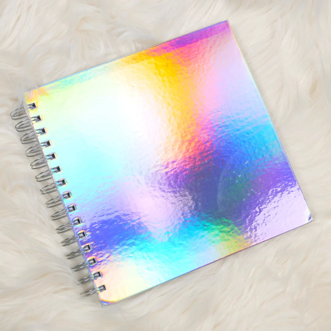 Simply Creative Albums 12x12 Holographic Diamonds Lilac