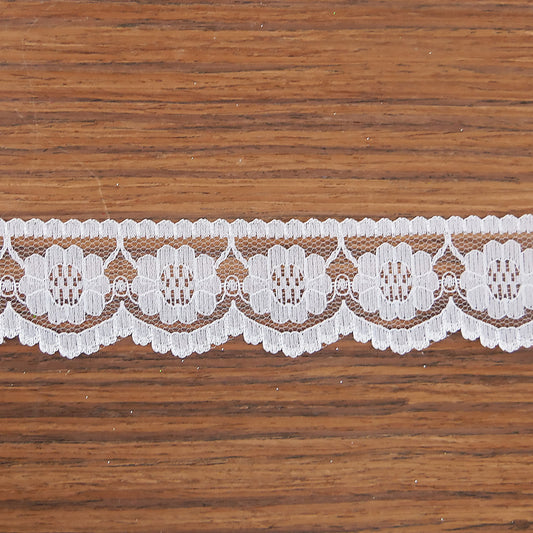 Lace Daisy Design 1.5" wide Ivory 200 metre reels