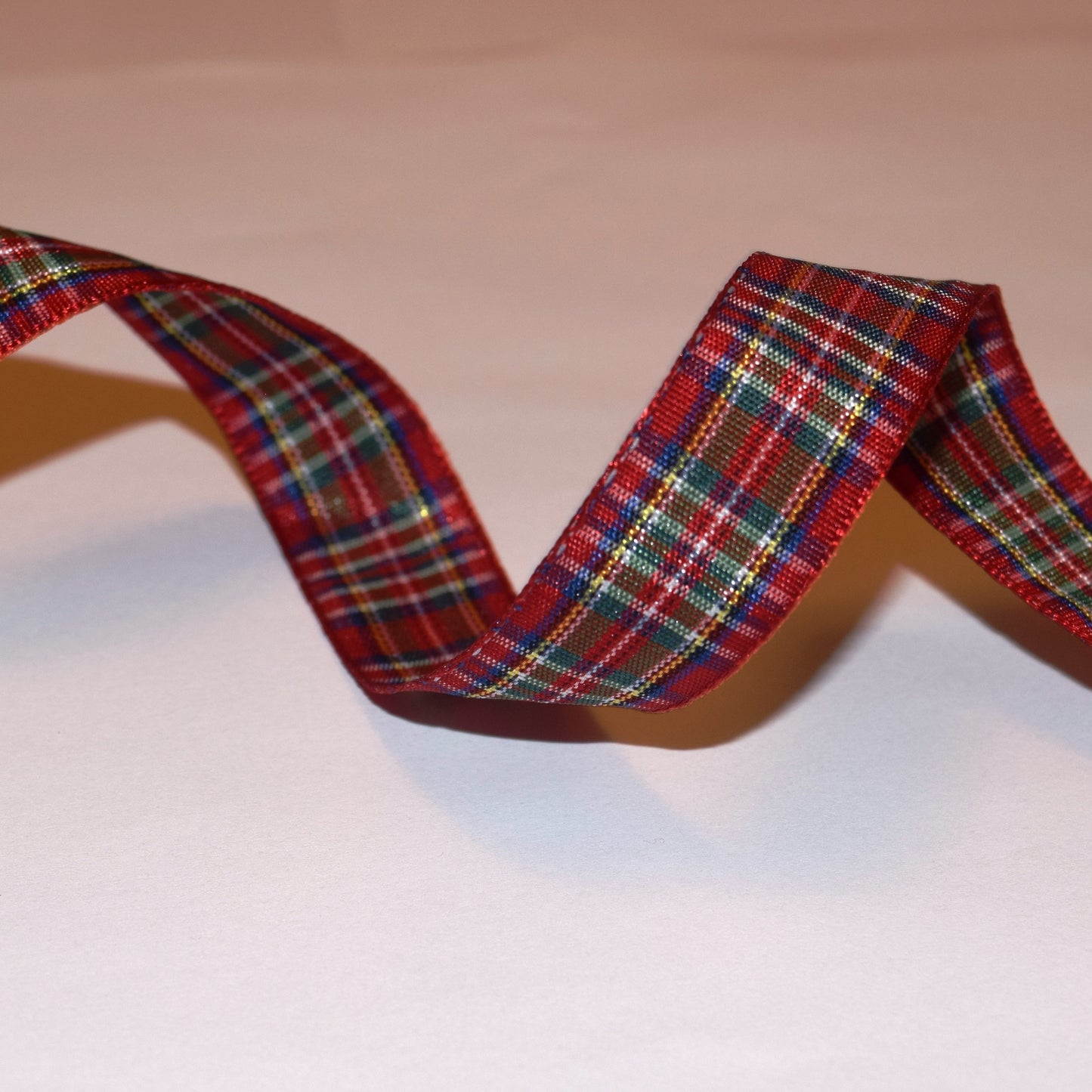 Tartan Ribbon 16mm Royal Stewart x 25 metre reel