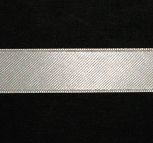 Double side Satin 15mm Ribbon 20 metre reel Ivory