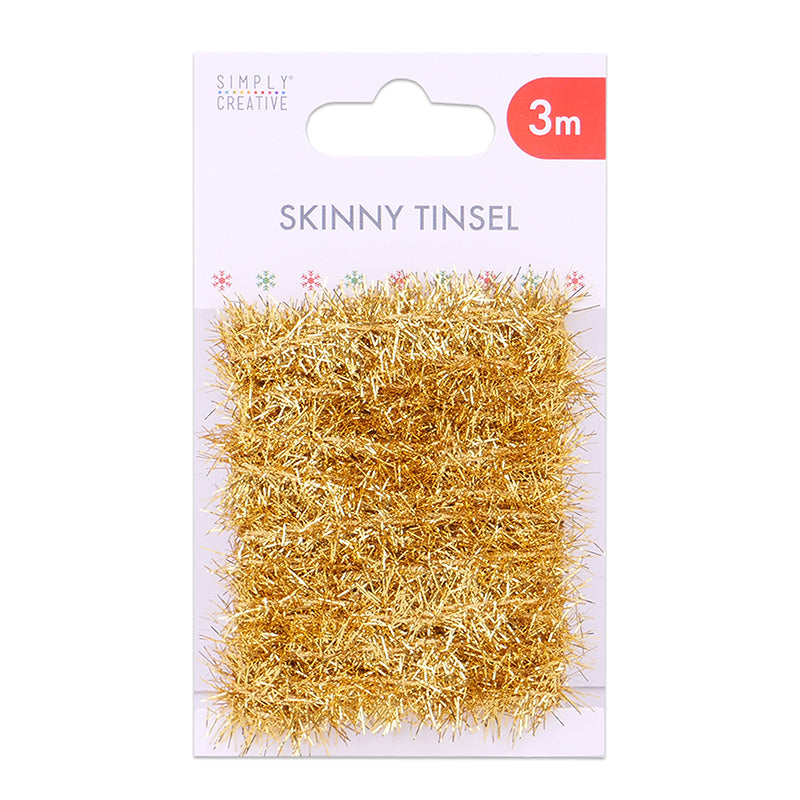 Simply Creative Basics Skinny Tinsel - 3M Gold