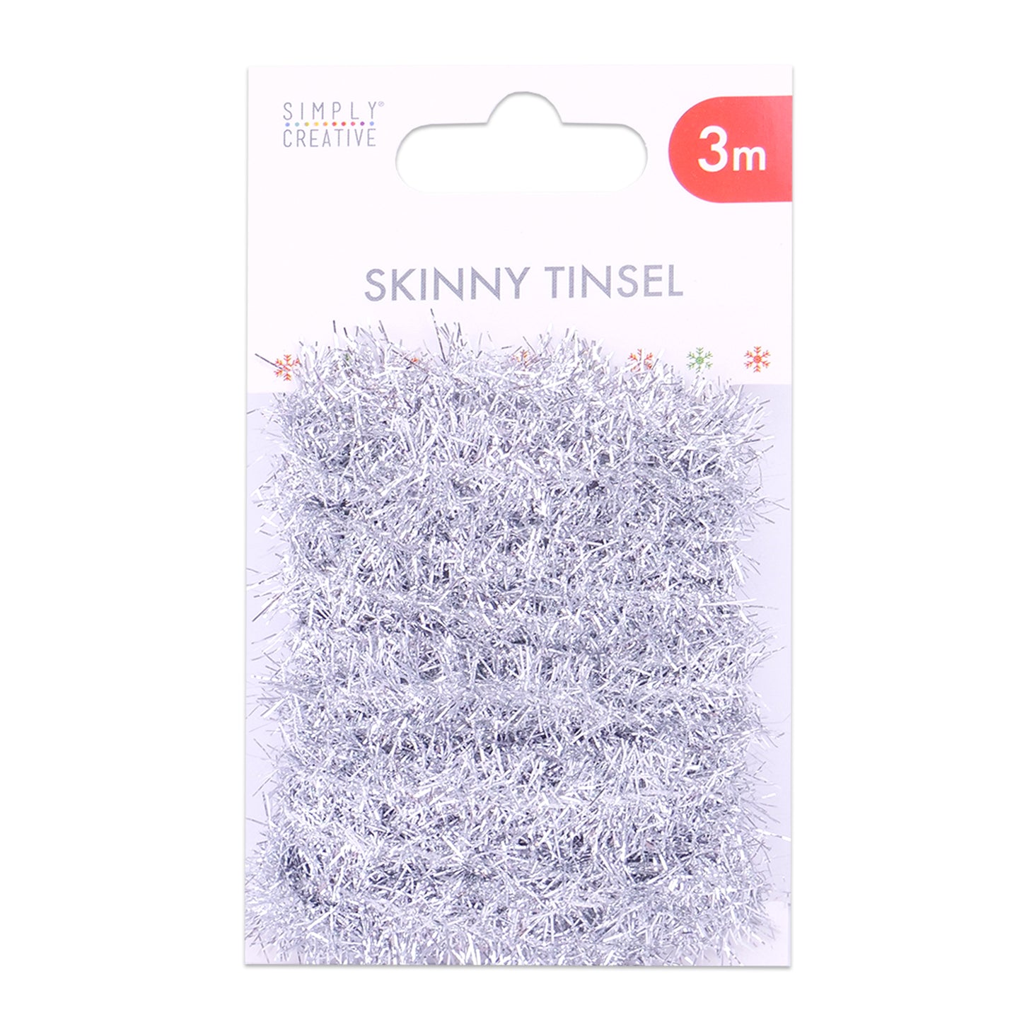 Simply Creative Basics Skinny Tinsel - 3M Silver