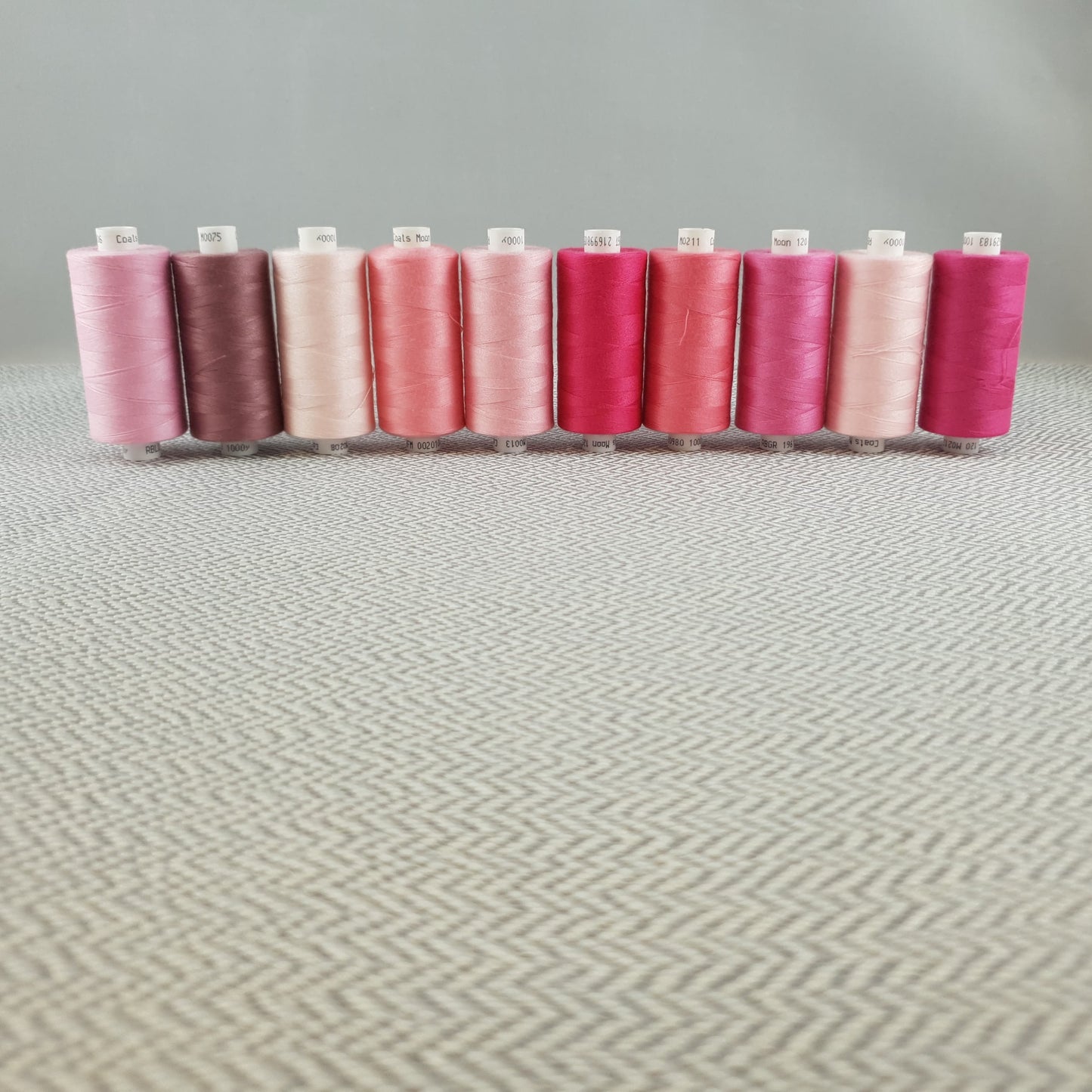 Moon Thread 1000y x 10 Assorted Pinks