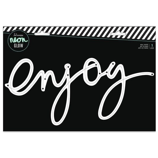 Heidi Swapp Neon Wall Word Enjoy