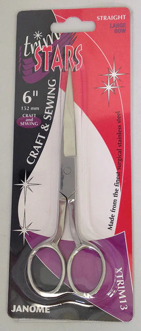 Metal 6" Straight Craft Sewing Scissors
