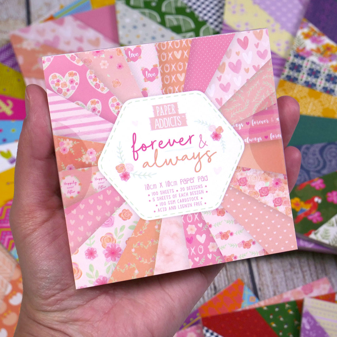 Paper Addicts Phase 2 - 10x10 100 Single Sided Sheets - 18 Paper Pads