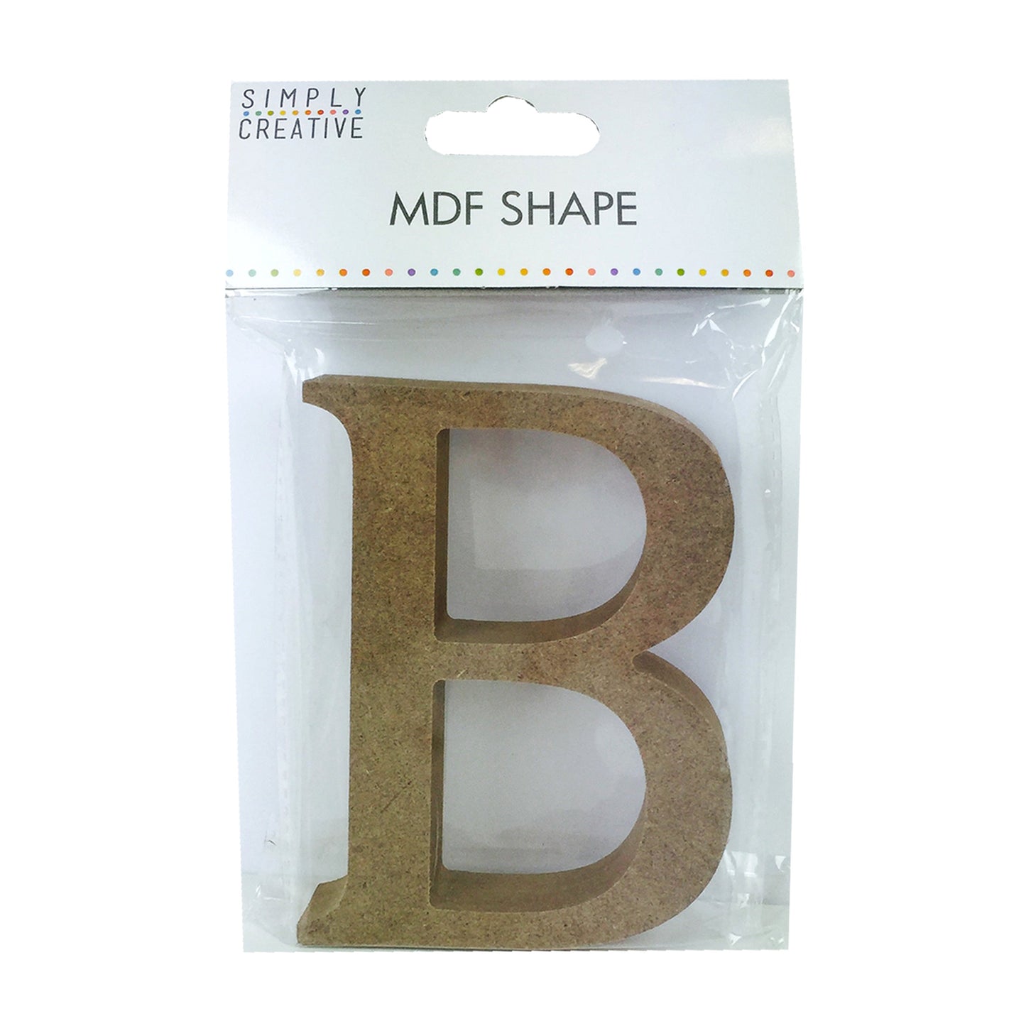 Simply Creative 12cm MDF Shape B