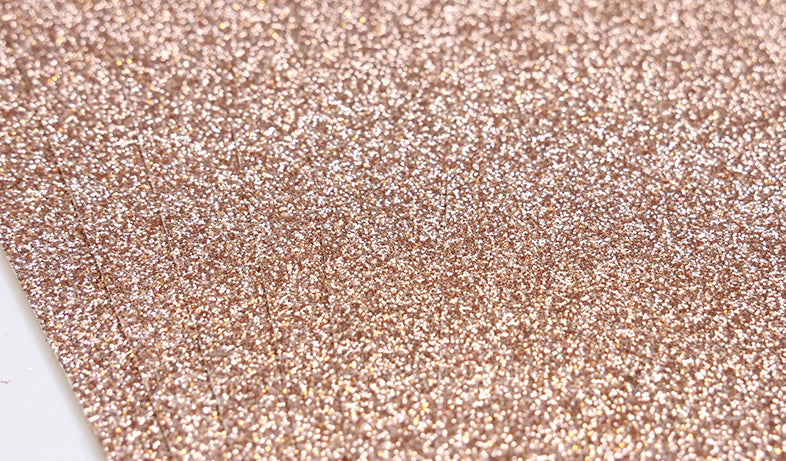 Dovecraft A4 Glitter Card Dark Rose Gold 300gsm 10 Sheets