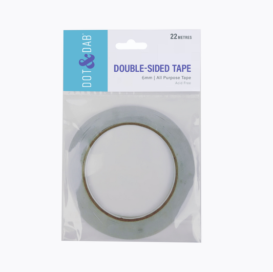 Dot & Dab Double Sided Tape 6mm x 22m
