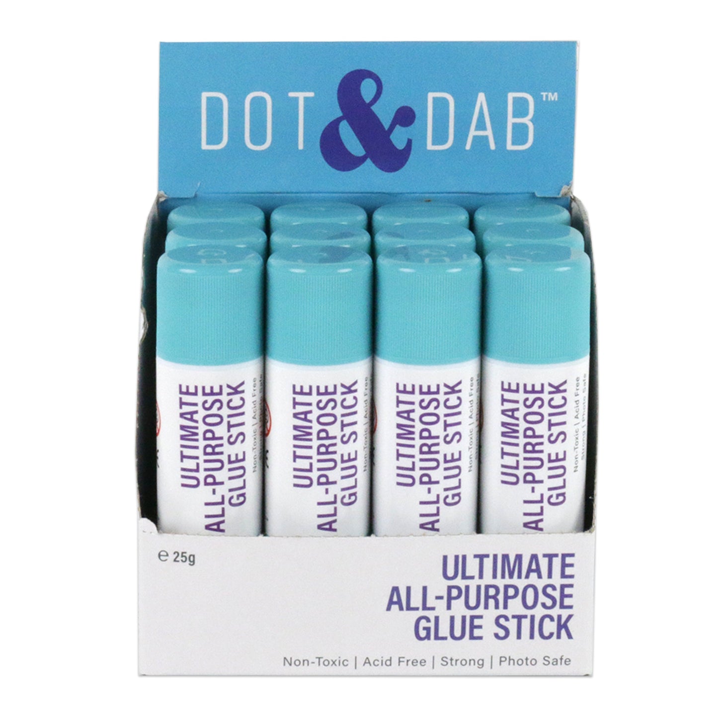 Dot & Dab All Purpose Glue Stick CDU x12 25g