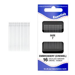 Essentials Hand Sewing Needles Embroidery 7 box 10 sleeves