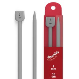 Whitecrofts Essentials Knitting Pins Plastic 35cm 7mm