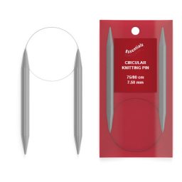 Whitecrofts Essentials Circular Knitting Pins Plastic 80cm 7.5mm