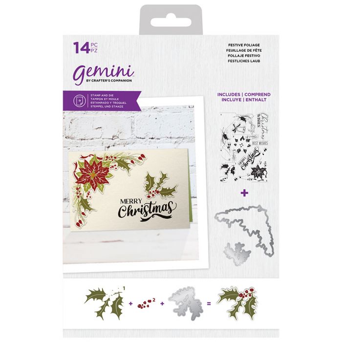 Gemini - Stamp & Dies - Festive Foliage