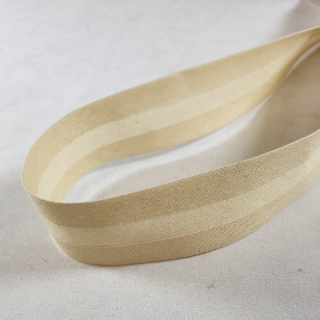 Cotton Bias Binding 25mm Beige x 25 metre reel