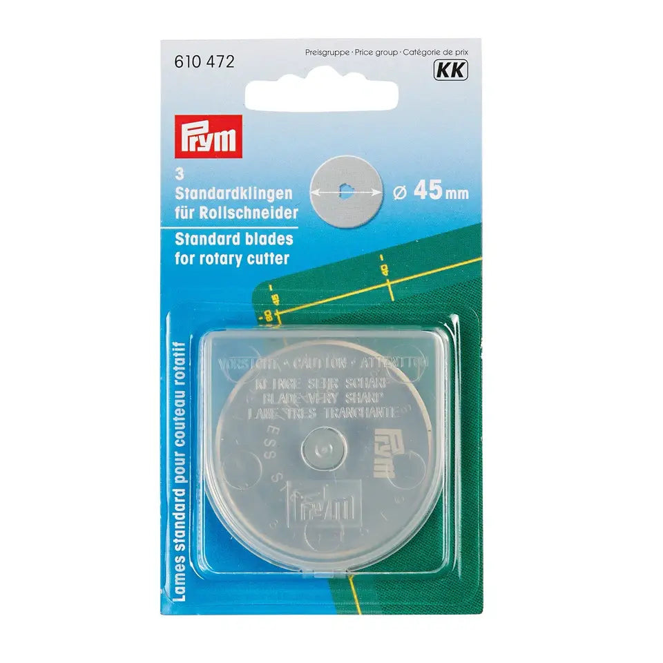 Prym Spare Blades for Rotary Cutter 45mm 3 per pack