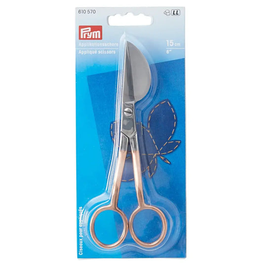 Prym Applique Scissors 15cm/6" Rose Gold