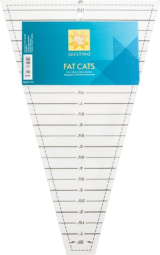 Simplicity Fat Cats Clear Acrylic Ruler