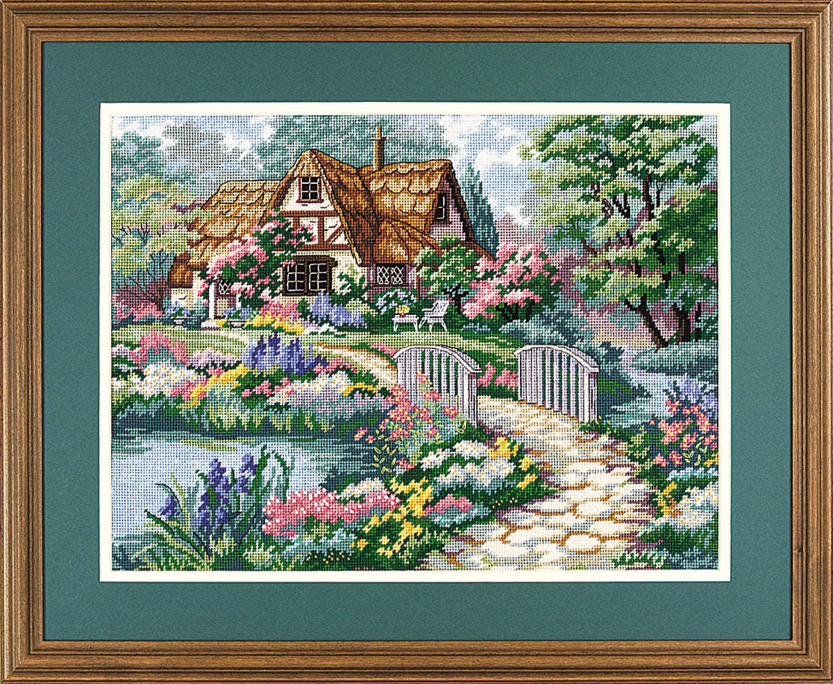 Dimensions Needlepoint Kit Cottage Retreat