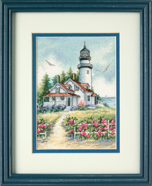 Dimensions Gold Petite Counted Cross Stitch Kit Scenic Lighthouse
