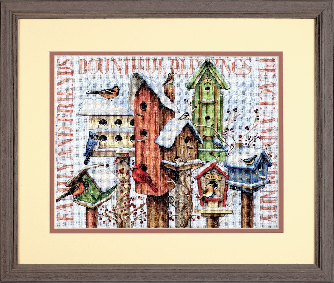 Dimensions Counted Cross Stitch Kit Winter Housing