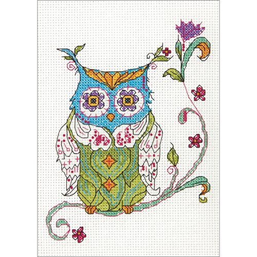 Dimensions Counted Cross Stitch Kit Blooming Owl