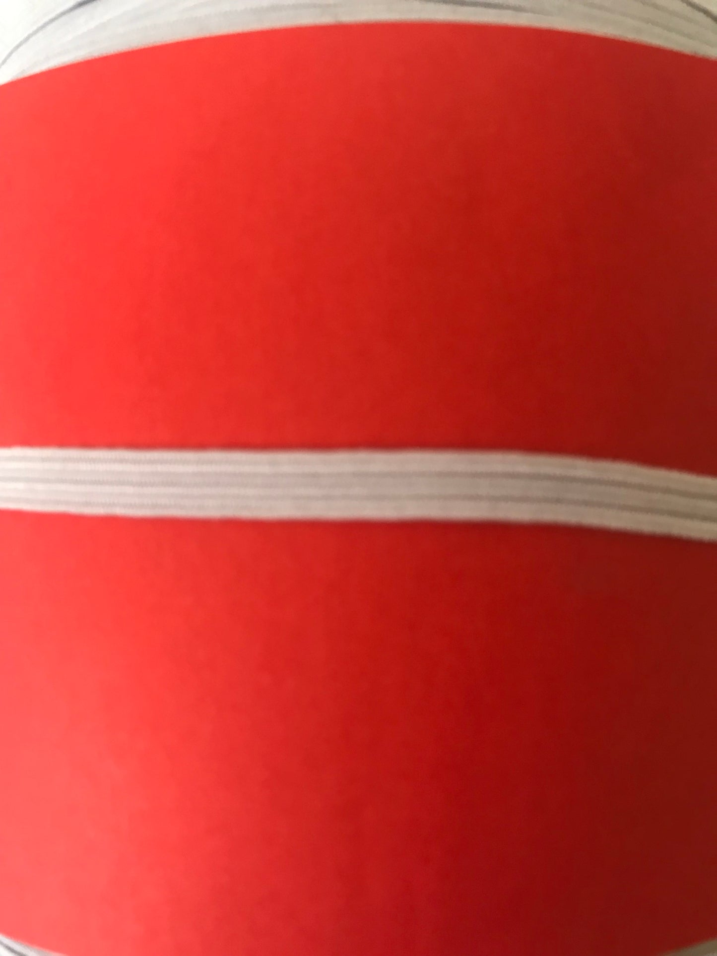 Elastic Braided 6 cord White 300 metre roll