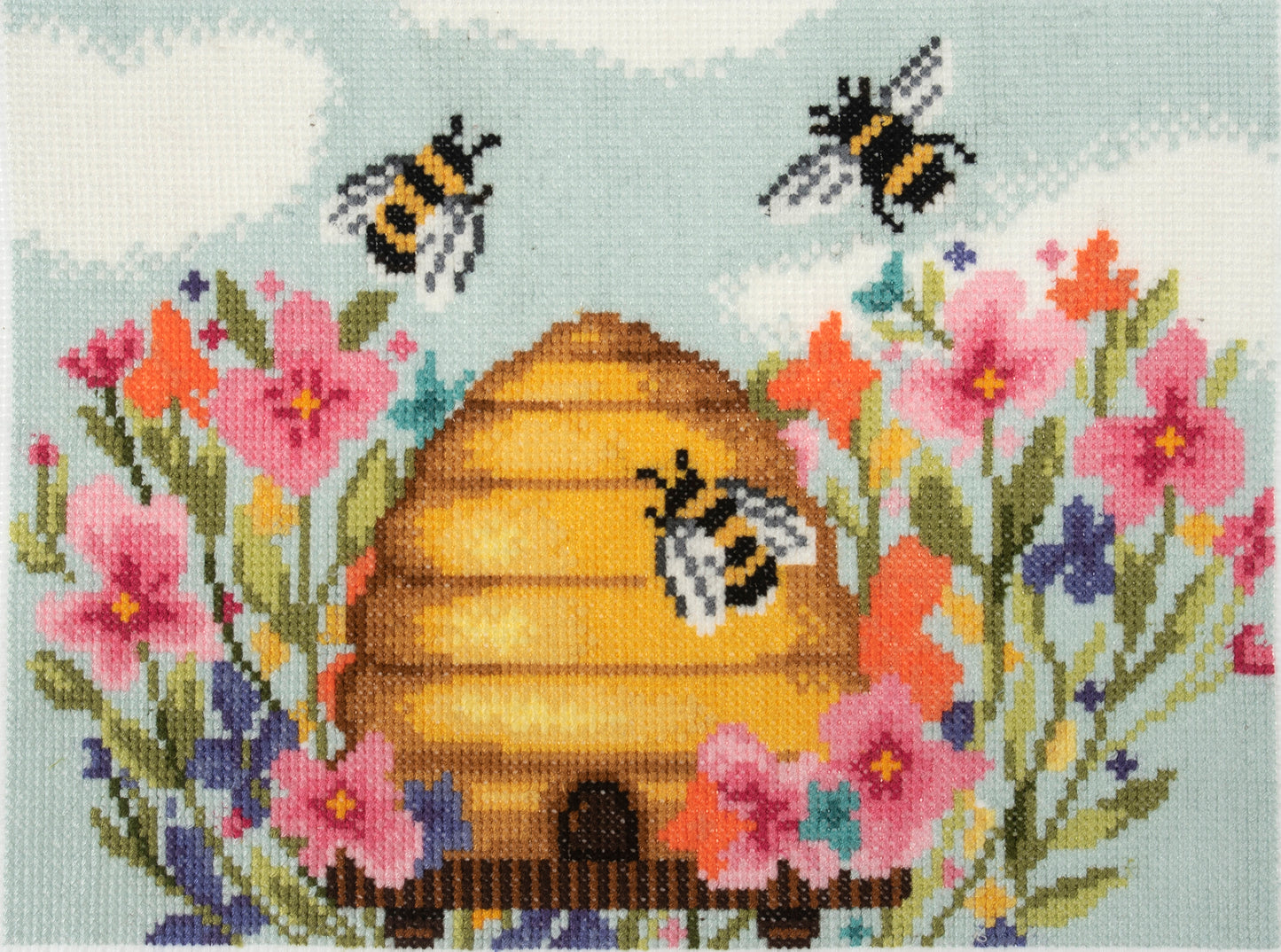 Trimits Counted Cross Stitch Kit Large Modern Bee