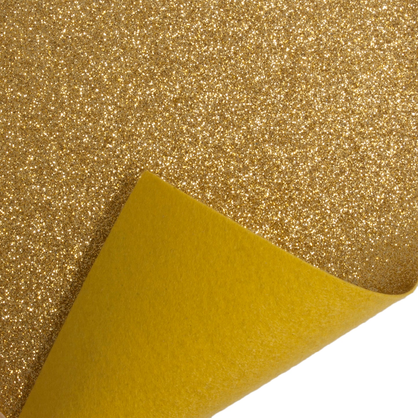 Trimits Glitter Felt 30x23cm Gold x 10