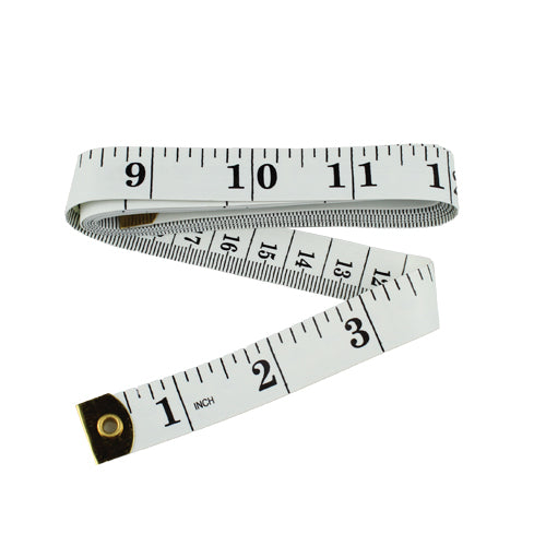 Essentials Tape Measure Fibreglass White pack 10