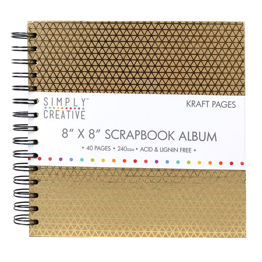 Simply Creative Album 8x8 - Geometric